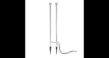 KonstSmide TuinspotMonza Uplight 107cm metaalgrijs - 7965-000