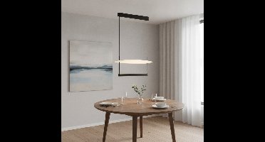 Lyora HanglampDiona Ø 60cm zwart met wit 2700K - 110833