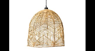 Rotan / Rieten Hanglamp, Handgemaakt, Naturel, â45 cm