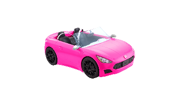 Barbie Glam Cabrio of Hot Wheels City Speed Track Transporter (HBT92 Barbie Glam Cabrio)