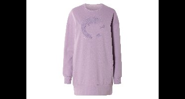Dames sweatjurk, met ribboorden. (Mickey Mouse, S (36/38))