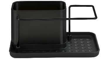 WENKO RVS gootsteenorganizer (Antraciet)