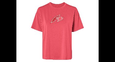 Dames functioneel shirt, met verlaagde schoudernaden. (Roze, S (36/38))