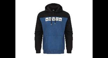 UMBRO Heren kapuchonpullover (Grijs/Donkerblauw, L)