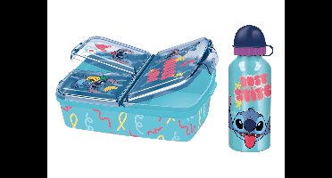 Broodtrommel en fles (Stitch)