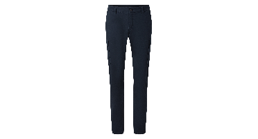 Heren cargobroek, met borduursel. (Marineblauw, 50)