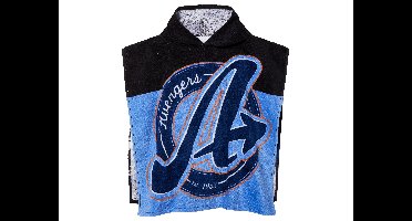 Kinder badponcho met kapuchon, 60 x 120 cm (Avengers)