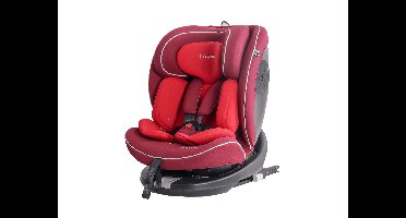 BABYGO Autokinderzitje Nova II, 360° Rotatie (Rood)
