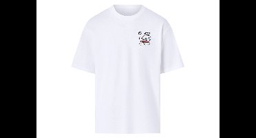 Heren Oversize-T-Shirt (Wit, L)