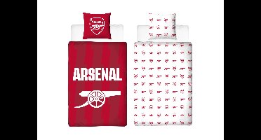 Voetbal dekbedovertrek, 140 x 200 cm (Arsenal)