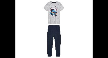 Peuter pyjama (Grijs/donkerblauw, 98/104)