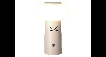 LED-accu-tafellamp (Beige)