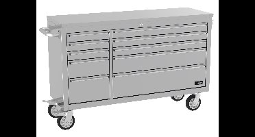 GÜDE Gereedschapswagen GW 10 INOX - RVS - 10 lades