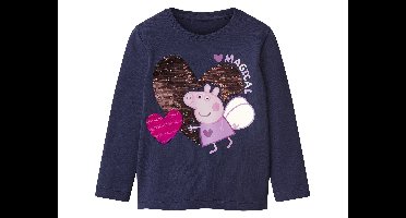 Kinder langarmshirt (Peppa Pig, 122/128)