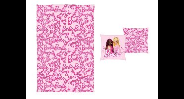 Kuschelset Barbie, 100 x 150 cm (Lila)