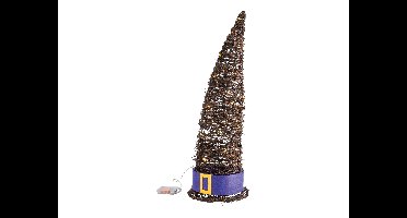 Halloween LED-heksenbezem of -heksenhoed