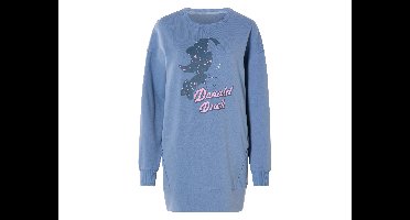 Dames sweatjurk, met ribboorden. (Donald Duck, XS (32/34))