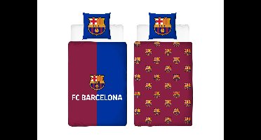 Voetbal dekbedovertrek, 140 x 200 cm (FC Barcelona)