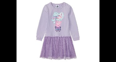 Peuter/Kinderen Meisjes Jurk met Katoen (Peppa Pig, 134/140)