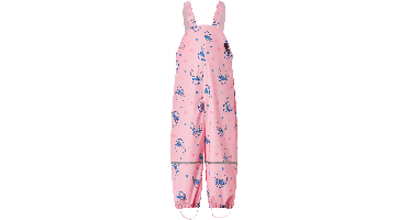 Kinder regenbroek met bretels (Lichtroze, 98/104)