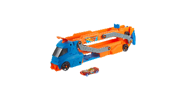 Barbie Glam Cabrio of Hot Wheels City Speed Track Transporter (HYT83 Hot Wheels-transporter)