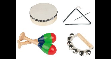 Muziekinstrumentenset, 8-delig / 6-delig (Handtrommel, triangel)