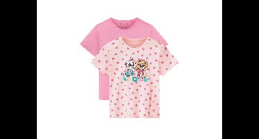 Peuter T-shirts Paw Patrol, 2 stuks. (Roze, 98/104)
