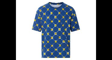 Lidl Heren T-shirt, wijde pasvorm. (Blauw, XS)