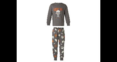 Kinder pyjama, Halloween (122/128, Grijs)