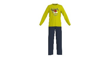 Heren pyjama (Groen, M)