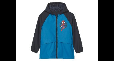 Kinder regenjas (Spidey/marineblauw, 98/104)