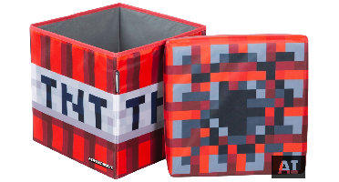 MINECRAFT Opbergpoef, 30 x 30 x 30 cm