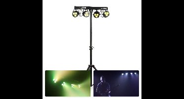 MAX PartyBar4 met RGBW LEDs 3x 3W incl. statief en remote