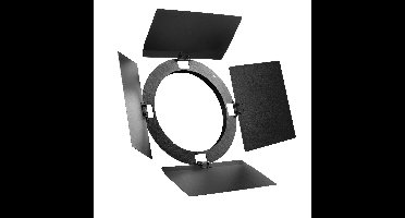 BeamZ Pro Neutron-Bold barndoor - Zwart