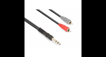 Vonyx audiokabel voor o.a. live en muziek mixers - Stereo 6.3mm jack