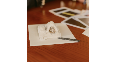 Opgravingsset mummie - 1 mummie - 8 x 9,5 cm - met hamer en borstel