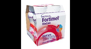 Diacare Aardbei 4x200ml