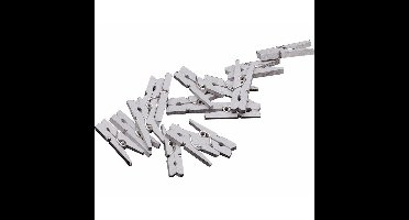 100x Mini knijpertjes zilver