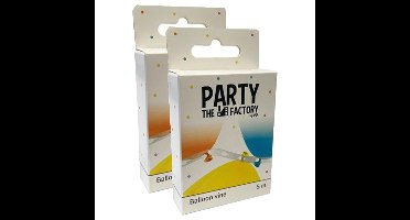 Ballonboog strip - 2x 5 meter - dubbelgat - ballonnenboog - ballon garland