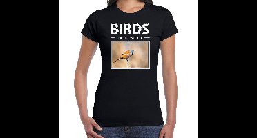 Bellatio Decorations Baardmannetjes t-shirt - zwart - dames