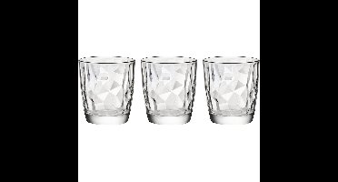 Bormioli Rocco Tumbler waterglazen - 6x stuks - 305 ml - transparant - glas - Diamond