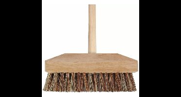 Buitenbezem/schrobborstel hard - FSC hout - 22 x 130 cm