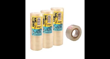 Centrum Plakband - 24x stuks - transparant - 19 mm x 33 m - kantoorartikelen