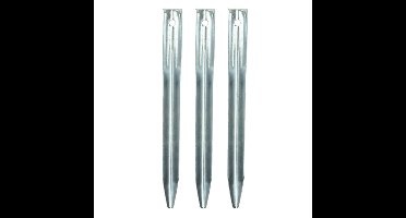 Grondpennen/tentharingen - 20x - metaal - halfrond - 22 cm - Kamperen