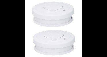 Grundig Rookmelder - 2x - wit - optische rookmelder - infrarood - 10 cm