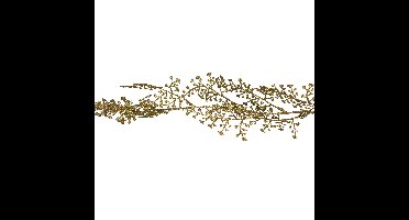 Kerstslinger - met takken - goud - 180 cm - glitter - kerstboom guirlande