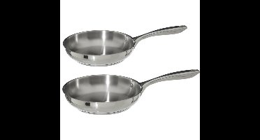 Koekenpannen set Acoma met anti-aanbak laag dia 20 en 26 cm - Alle warmtebronnen geschikt