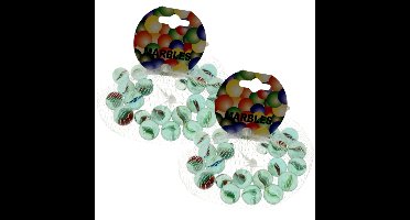 Kr?ger & Gregoriades Glazen knikkers - 42x stuks - gekleurd