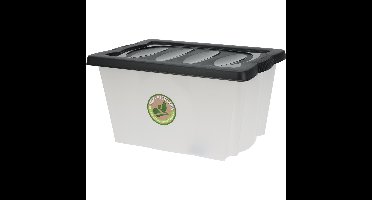 Opberg box/doos - kunststof - 20 liter - 43 x 33 x 24 cm