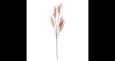 Pluimgras losse steel/tak - meerdere stengels - oudroze - 98 cm - Decoratie kunst pluimen